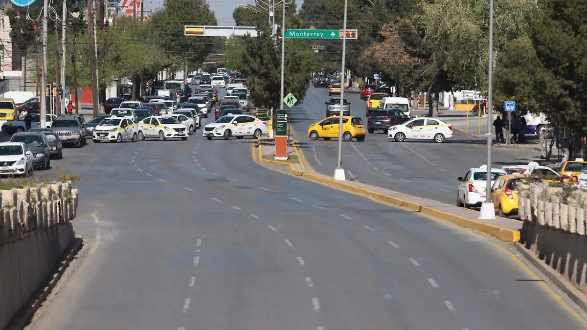 Taxistas en Saltillo